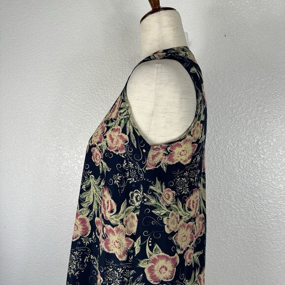 LulaRoe Kimono Women Small Sleeveless Open Long Boho Floral Lightweight Cottage - Picture 7 of 11